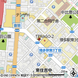 ローソン博多駅東店周辺の地図