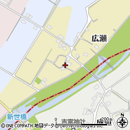 福岡県豊前市広瀬172周辺の地図