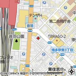 朝日警備保障株式会社　福岡支社周辺の地図