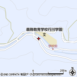 行川地区公民館周辺の地図