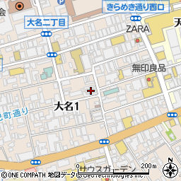 カラオケ サウンドパーク 天神西通り店周辺の地図