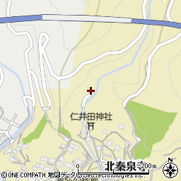 高知県高知市北秦泉寺351周辺の地図