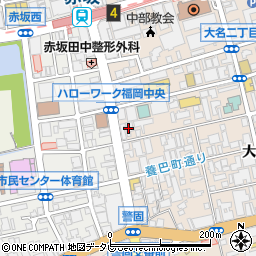 宗教法人天授院　福岡別院周辺の地図