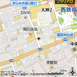 ＲＩＭＯＷＡストア　福岡店周辺の地図