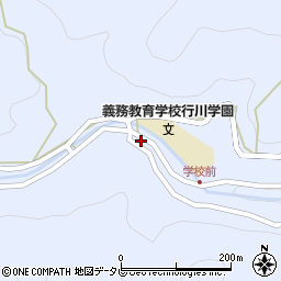 高知県高知市行川887-3周辺の地図