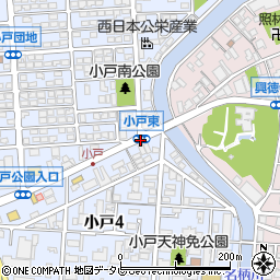 小戸東周辺の地図