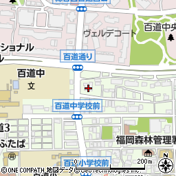 百道シーサイドオークマンション周辺の地図