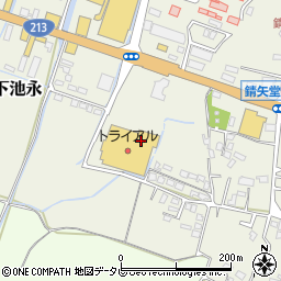 トライアル中津店周辺の地図