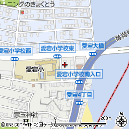 ミニストップ福岡愛宕４丁目店周辺の地図