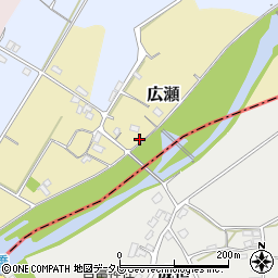 福岡県豊前市広瀬185周辺の地図