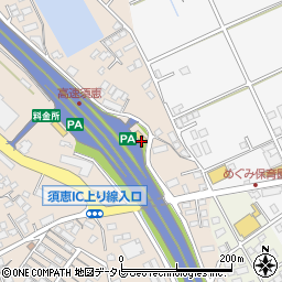 西日本高速道路株式会社須恵料金所下り周辺の地図