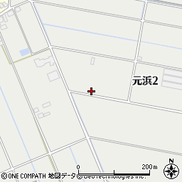 福岡県福岡市西区元浜周辺の地図