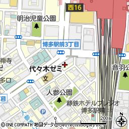 日本製粉株式会社　福岡支店周辺の地図
