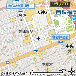 ｕｎ・ｎａｉｌｓ　天神店周辺の地図