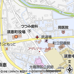 須恵ミュージックサロン周辺の地図