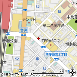 福岡ヂャニターサービス株式会社周辺の地図