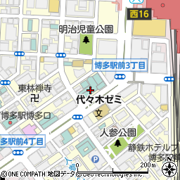 ビューティサロン東京堂博多全日空ホテル店周辺の地図