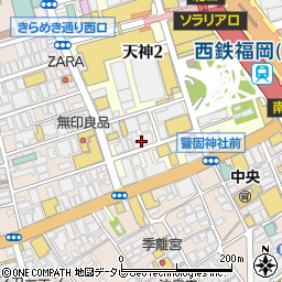 ノーチェ　福岡店周辺の地図