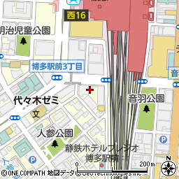 博多とりかわ大臣　駅西串房周辺の地図