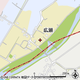 福岡県豊前市広瀬186周辺の地図