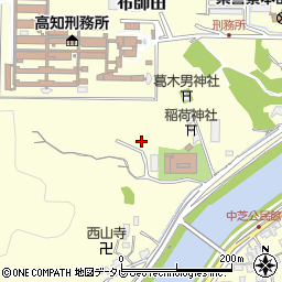 高知県高知市布師田1368周辺の地図