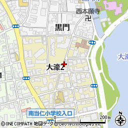 西日本綜合住宅周辺の地図