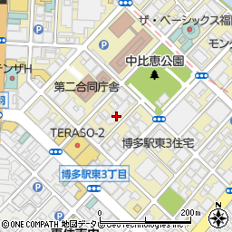 株式会社クネット　福岡営業所周辺の地図