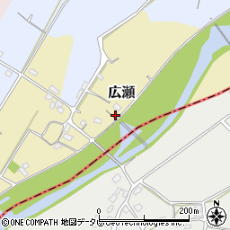 福岡県豊前市広瀬191周辺の地図