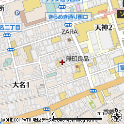 エヌ・インスキンケア・スタジオ　天神店周辺の地図