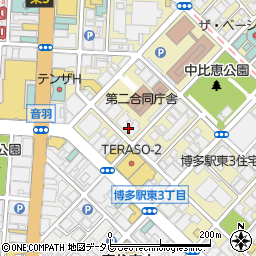 博多駅東郵便局 ＡＴＭ周辺の地図