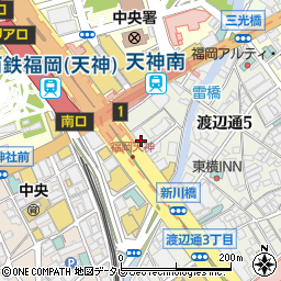 株式会社梓設計九州支社周辺の地図