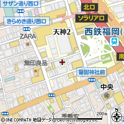 海山邸 天神店周辺の地図