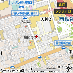 エステティックミスパリ　福岡天神店周辺の地図