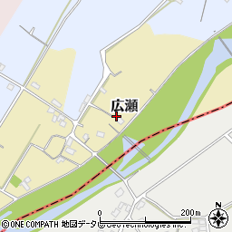 福岡県豊前市広瀬194周辺の地図