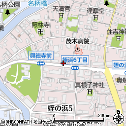 すき家福岡姪浜店周辺の地図