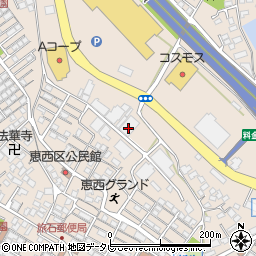 株式会社博多印刷　須恵工場周辺の地図