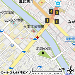 OCTO比恵町_パーキング周辺の地図