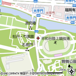 舞鶴公園トイレ１周辺の地図