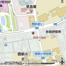 慶学館　百道浜教室周辺の地図