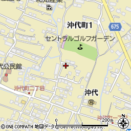 白馬堂看板周辺の地図