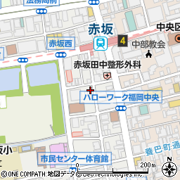 赤坂パーキング周辺の地図