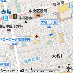 学校法人福岡理美容学園周辺の地図