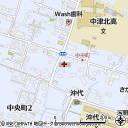 中津市役所上下水道部　下水道課周辺の地図