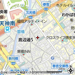 株式会社ブレインバンク福岡周辺の地図