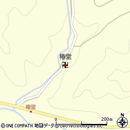 椿堂周辺の地図