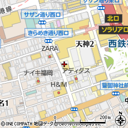 アインズ＆トルペ　天神西通り店周辺の地図