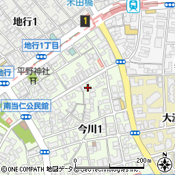 福水興設株式会社　水槽工場周辺の地図