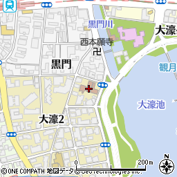 アメリカ合衆国領事館（福岡）周辺の地図