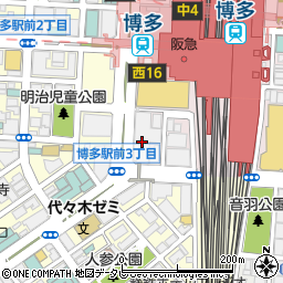 博多一口餃子 ヤオマン周辺の地図