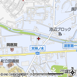 福岡県糟屋郡須惠町上須惠813-7周辺の地図